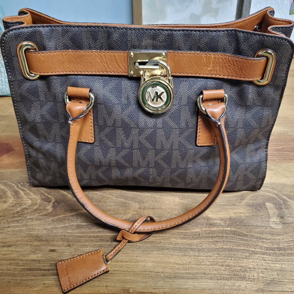 Michael Kors Signature Canvas Cross-Body Bag